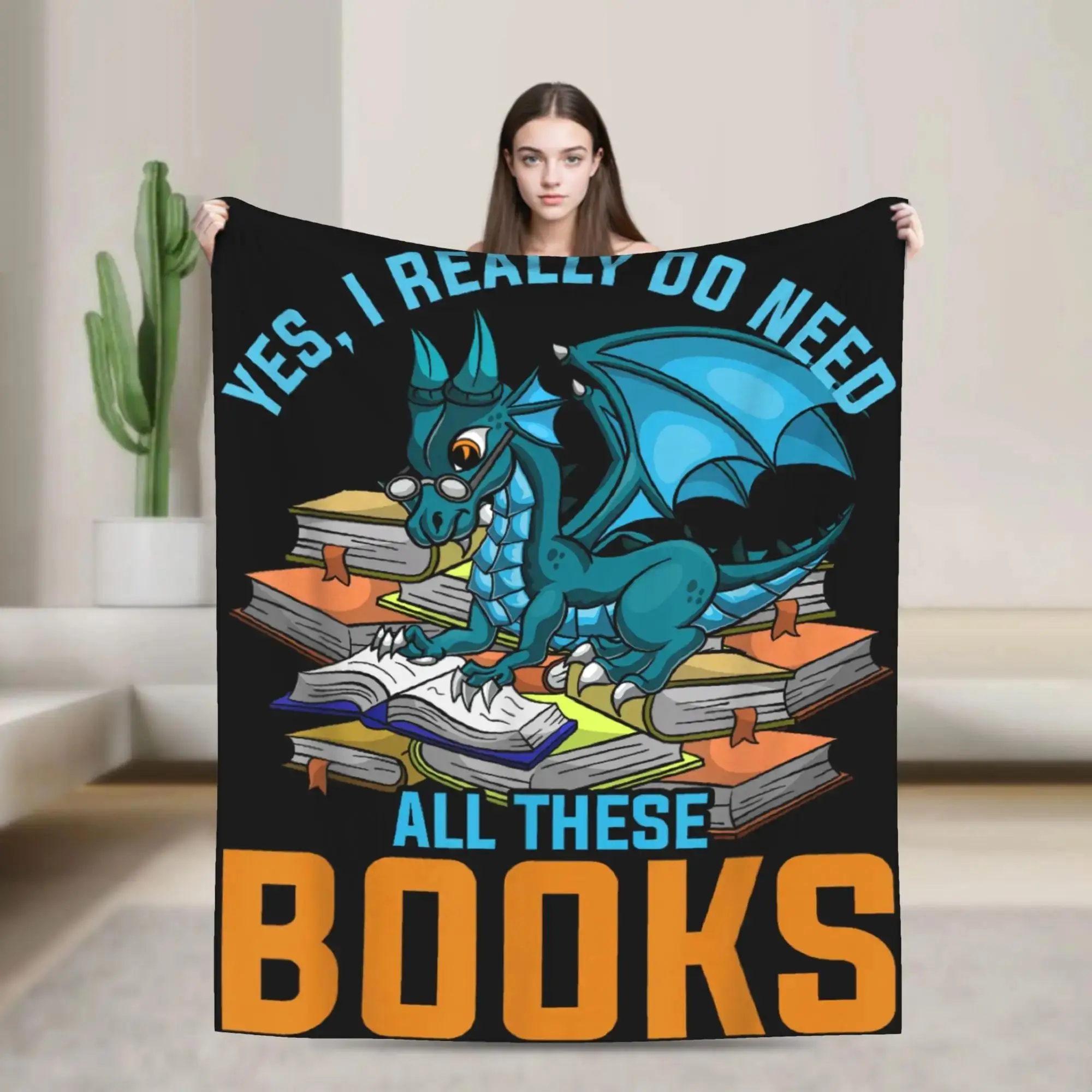 

Да, мне действительно нужны все эти книги. Супермягкое плюшевое одеяло с драконами для мальчиков, плед для гостиной, покрывало для дивана или кровати.