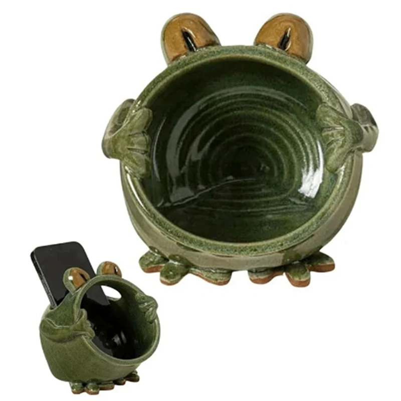 Frog Amplifying Phone Speaker Phone Stand Sound Amplifier Resin Acoustic Frog Amplifying Phone Speaker