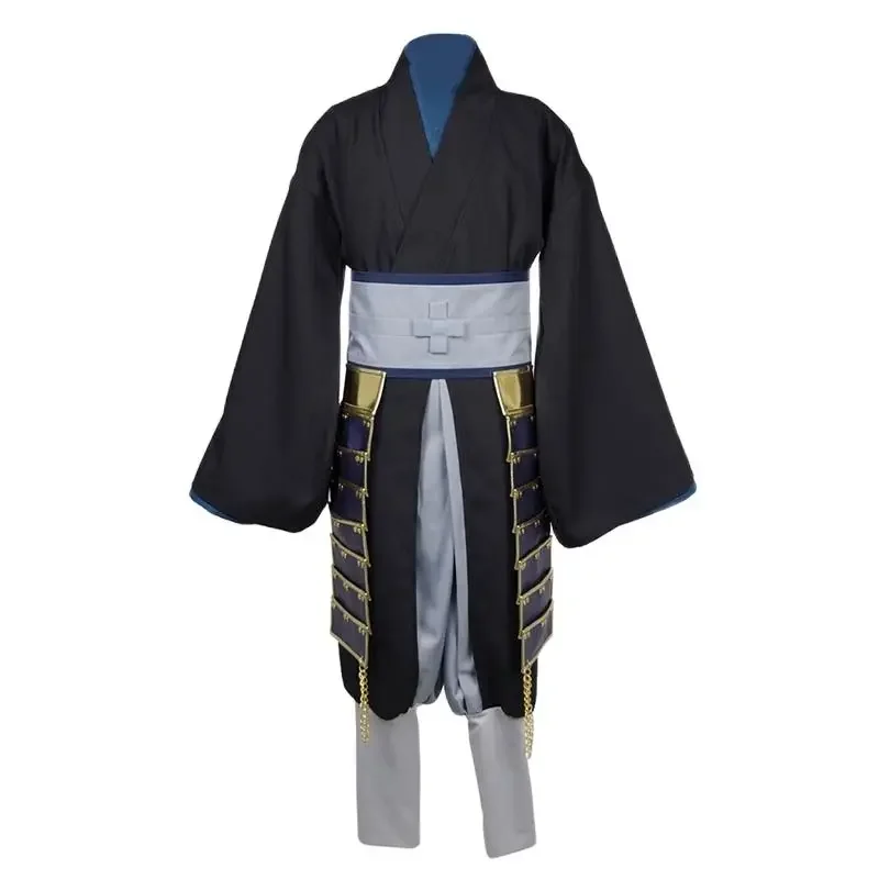 

Unisex Anime Cos Black Tsurumaru Kuninaga Cosplay Costumes Suit Sets kimono wafuku