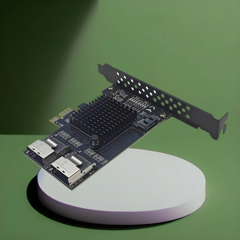 

2-портовая карта MiniSAS SFF-8087 + 1-портовая карта адаптера SATA3.0 к PCI Express 3.0 X1 Карта расширения жесткого диска PCIE — SFF8087 MiniSAS/SATA3