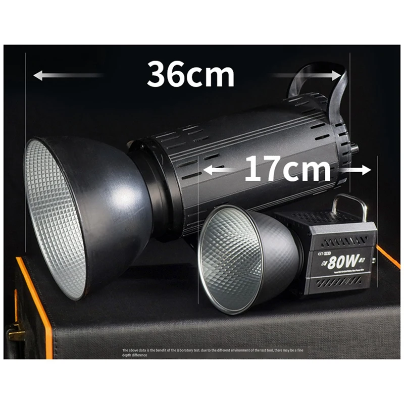 80W COB Video Dimmable Light 2500-6500K Photographic LED Light For Photo Studio Film Camera Livstreaming EU-Plug