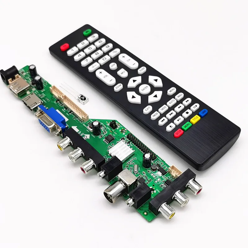 

ZS.63W.A8R00 DVB-C DVB-T2 DVB-T 3663 Universal LCD TV Controller Driver Board UPGRADE 3463A Russian USB play