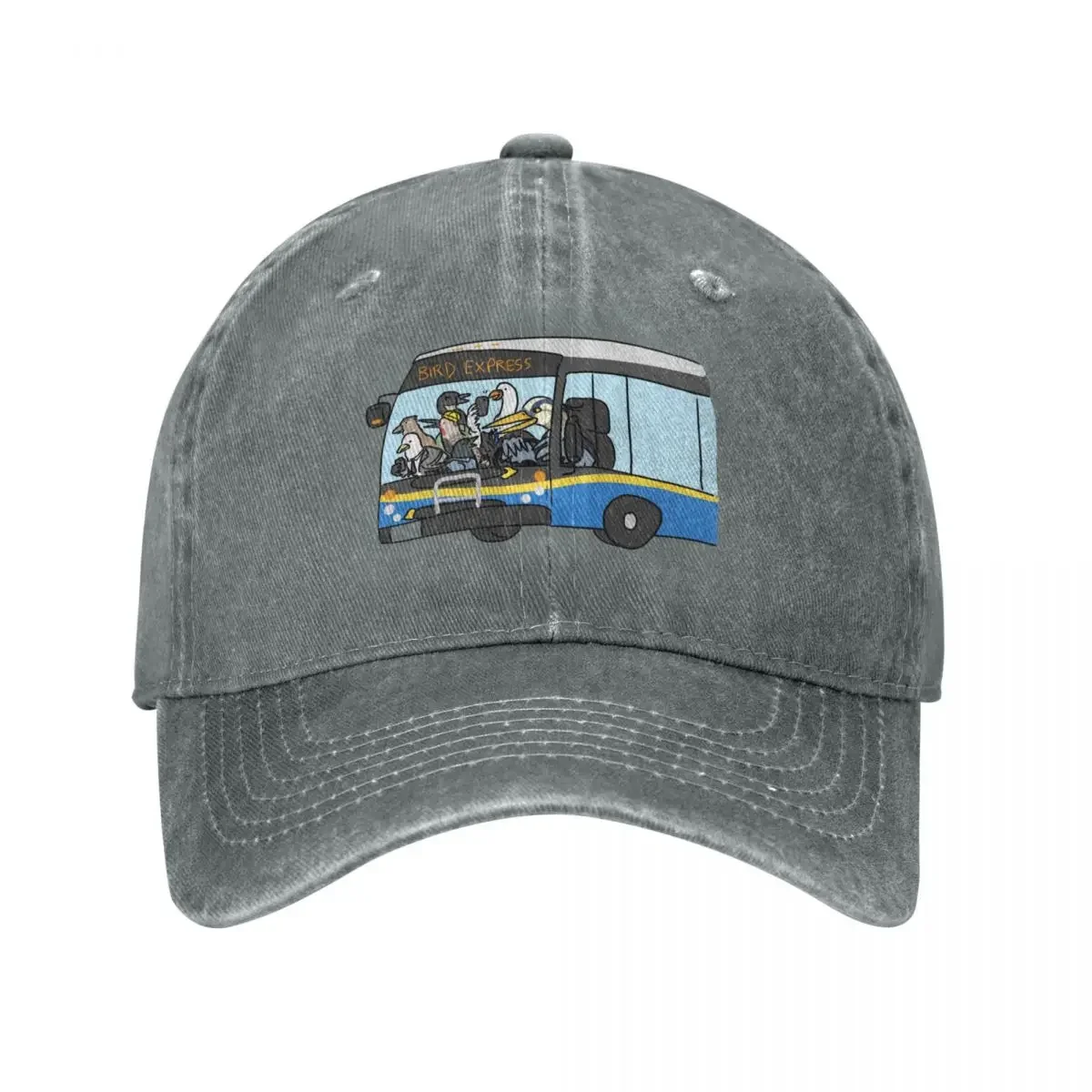 Commuter Birds - Bird Express Bus Baseball Cap Military Tactical Cap New Hat birthday Women's Beach Outlet 2025 Men's