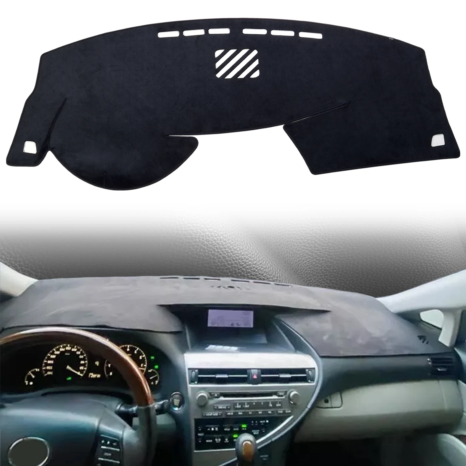 for Lexus RX 2010-2015 AL10 RX270 RX350 RX450h Car Dashmat Dashboard Cover Pad DashMat Sunshade Protective Carpet Accessories
