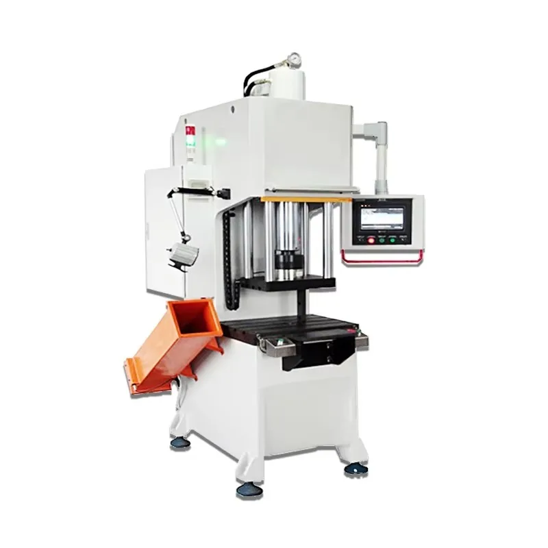 Precision Digital Electronics C Type Single Arm Servo CNC Hydraulic Deep Drawing Hydraulic Presses Machine for Stainless Steel