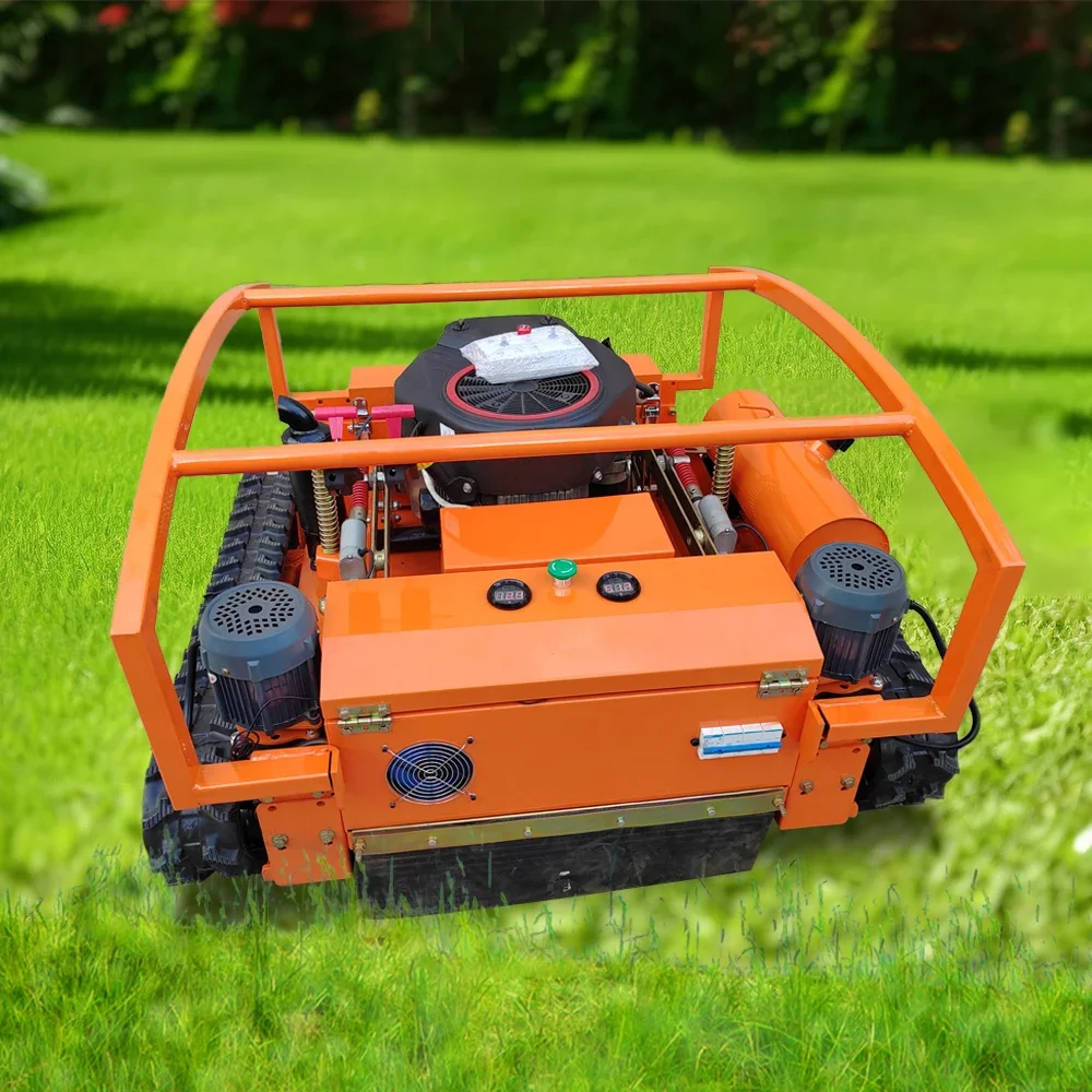 High Quality CE Approve Grass Cutting Machine Crawler Brush Cutter For Agriculture Electric Remote Control Robot Lawn Mower