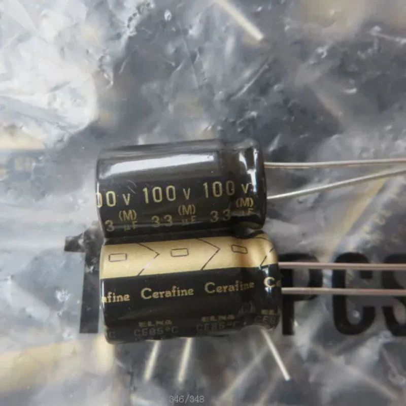 

5PCS-30PCS 33UF 100V Japan Ina ELNA capacitor 100V33UF 12.5 * 25 Cerafin copper pin