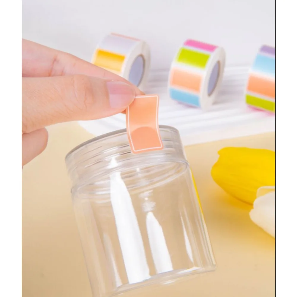 Самоклеящиеся красочные индексные наклейки, водонепроницаемые этикетки для украшения вечеринок, тетради, книги, принадлежности для маркировки, офис, школа