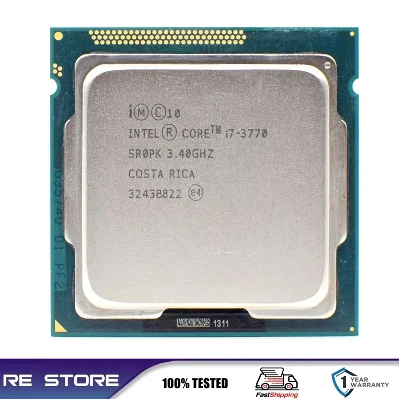 Intel Core i7 3770 3.4GHz LGA 1155 SR0PK CPU Processor