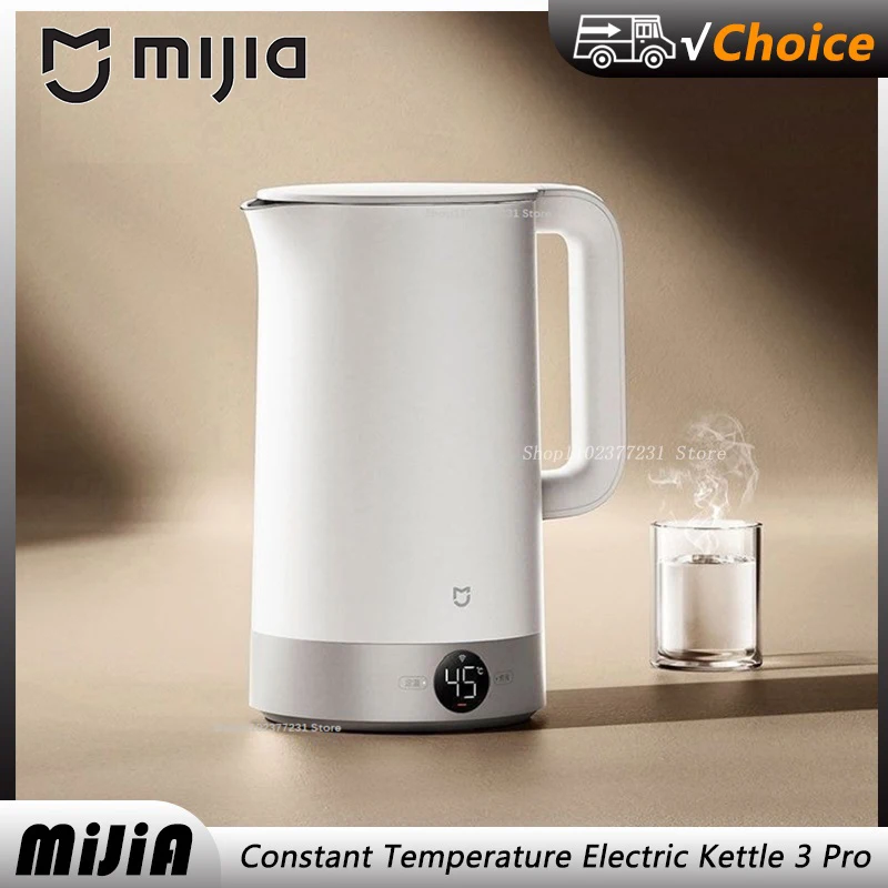 Mijia Constant Temperature Electric Kettle 3 Pro 24-hour insulation 316L Stainless Steel 1800w Fast Heating 2L Mi app