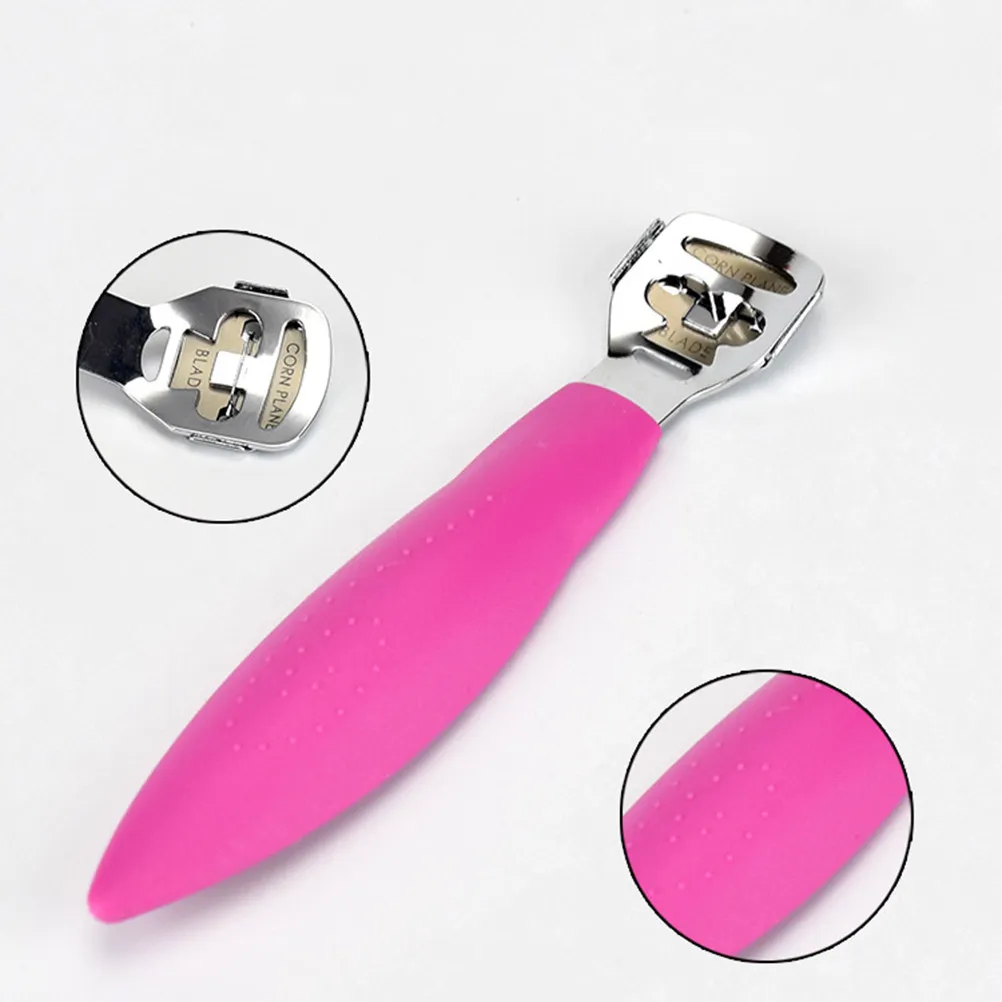 2Pcs Foot Pedicure Rasp Set Professional Stainless Steel Callus Remover for Home Spa Corns Cracked Skin Treatment Dead Skin
