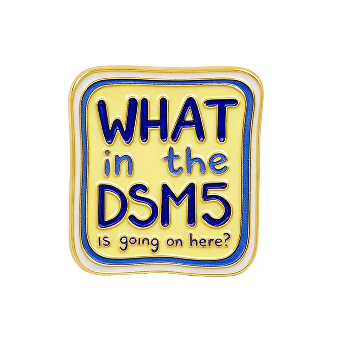 Was passiert hier im DSM 5? Emaille-Anstecknadel Brosche Anstecker Abzeichen Kleidungszubehör Modeschmuck Geschenke für Freunde – Detail 7