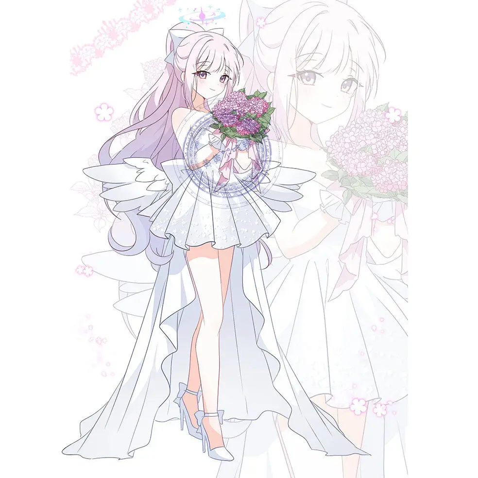 Blue Archive Hoshino Misono Mika Kisaki Sorasaki Hina [ Wedding Dress  Series ] Acrylic Stands Double-Sided Desktop OrnamentsGift