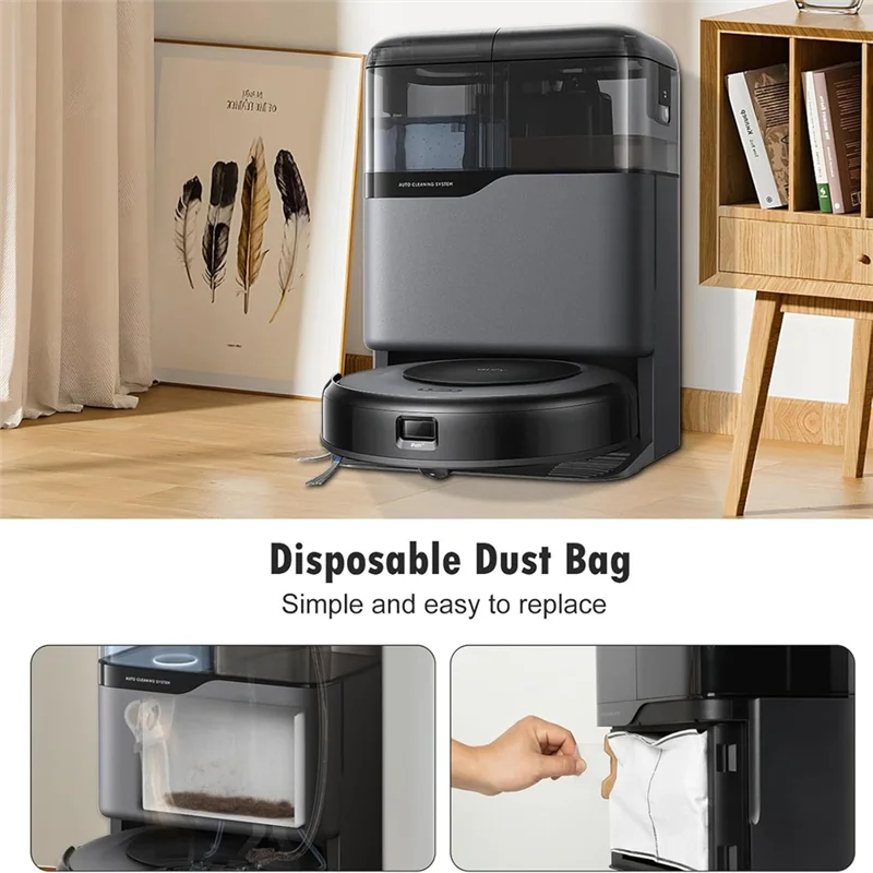 -A89Z 16 упаковок мешков для пыли для Eufy C20 Omni, C10, автоматически пустые мешки, прочные и долговечные аксессуары для эффективной очистки