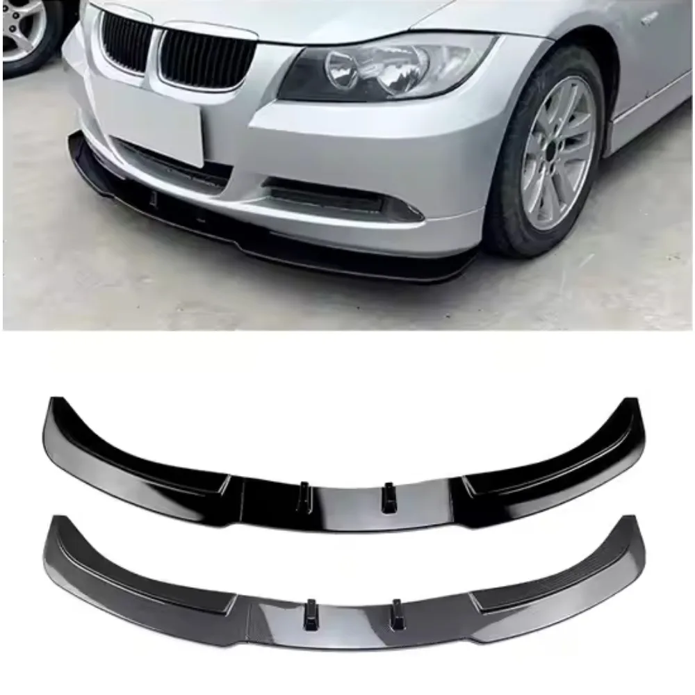 

Для BMW 3 серии E90 E91 Pre-Facelift 320i 325i 2005-2008 автомобильный передний бампер спойлер для губ ABS комплект кузова тюнинговый спойлер