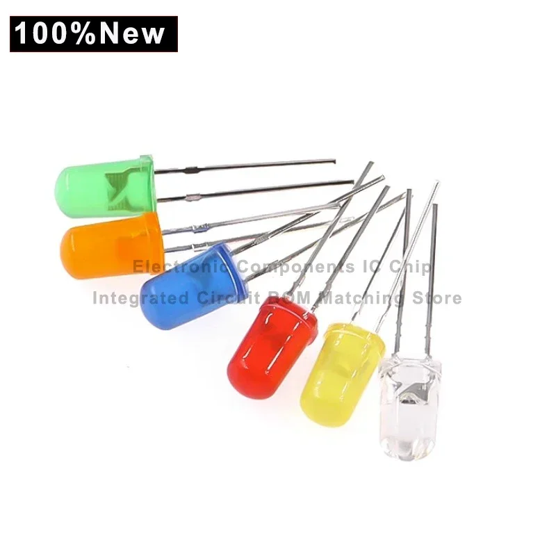 1000PCS 3mm/5mm Round LED Ultra Bright White Green Yellow Blue White  F3 F5 Red Light Emitting Diode