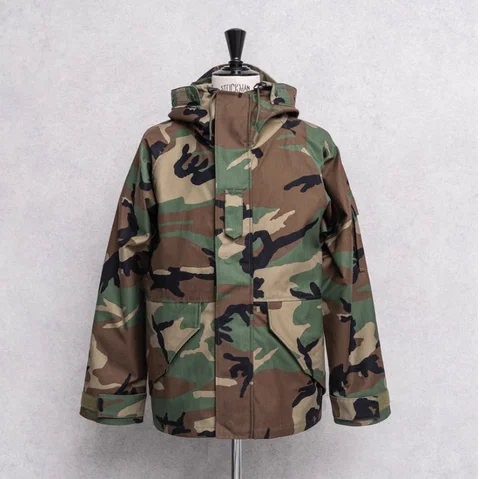 미국 군용 4팩 위장 ECWCS Gen1 EC 1세대 전술 M65 트렌치 코트 50/50