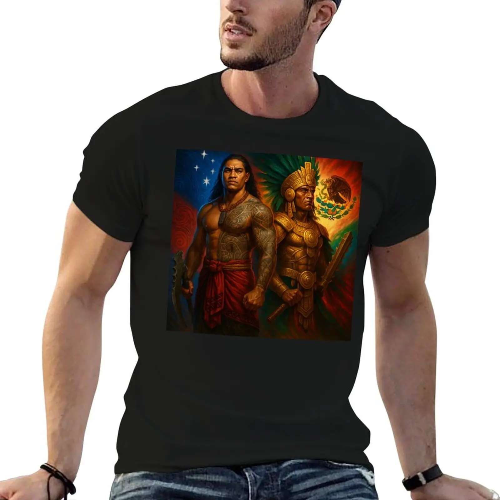 

Afakasi Warriors – Blood of Two Empires T-Shirt t shirt men 100% cotton luxury brand t shirts for man graphic tees T-Shirt