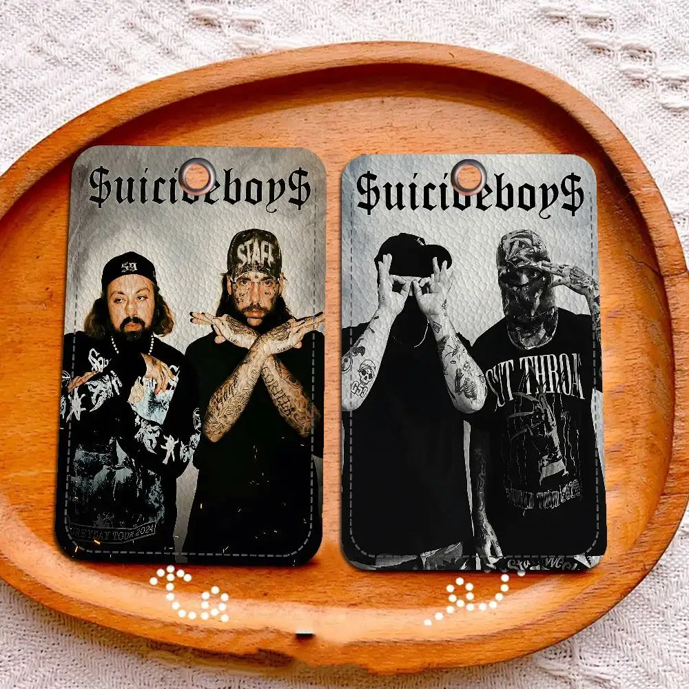 

Держатель для карт Singer S-Suicideboy: для кредитных карт, студенческих и удостоверений личности (для мужчин и женщин)