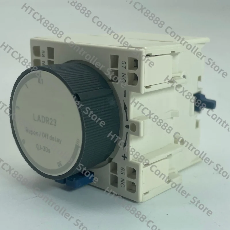 Brand new original LADR23 contactor delay module, power-off delay of 1-30 seconds, spring terminal