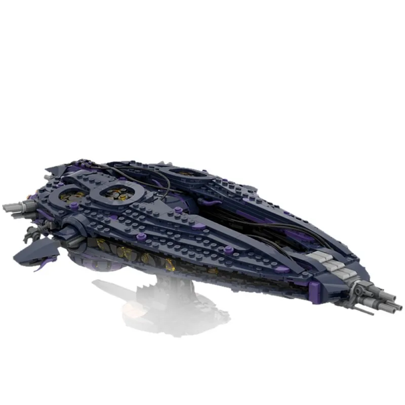 MOC Stargate Wraith Hive Ship Model Building Blocks Stargate Atlantis Spece War Adventure Ship Assembled Bricks Toy Kid Gift