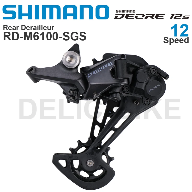 

Задний переключатель SHIMANO DEORE M6100 RD-M6100-SGS, 12 скоростей, оригинальные детали