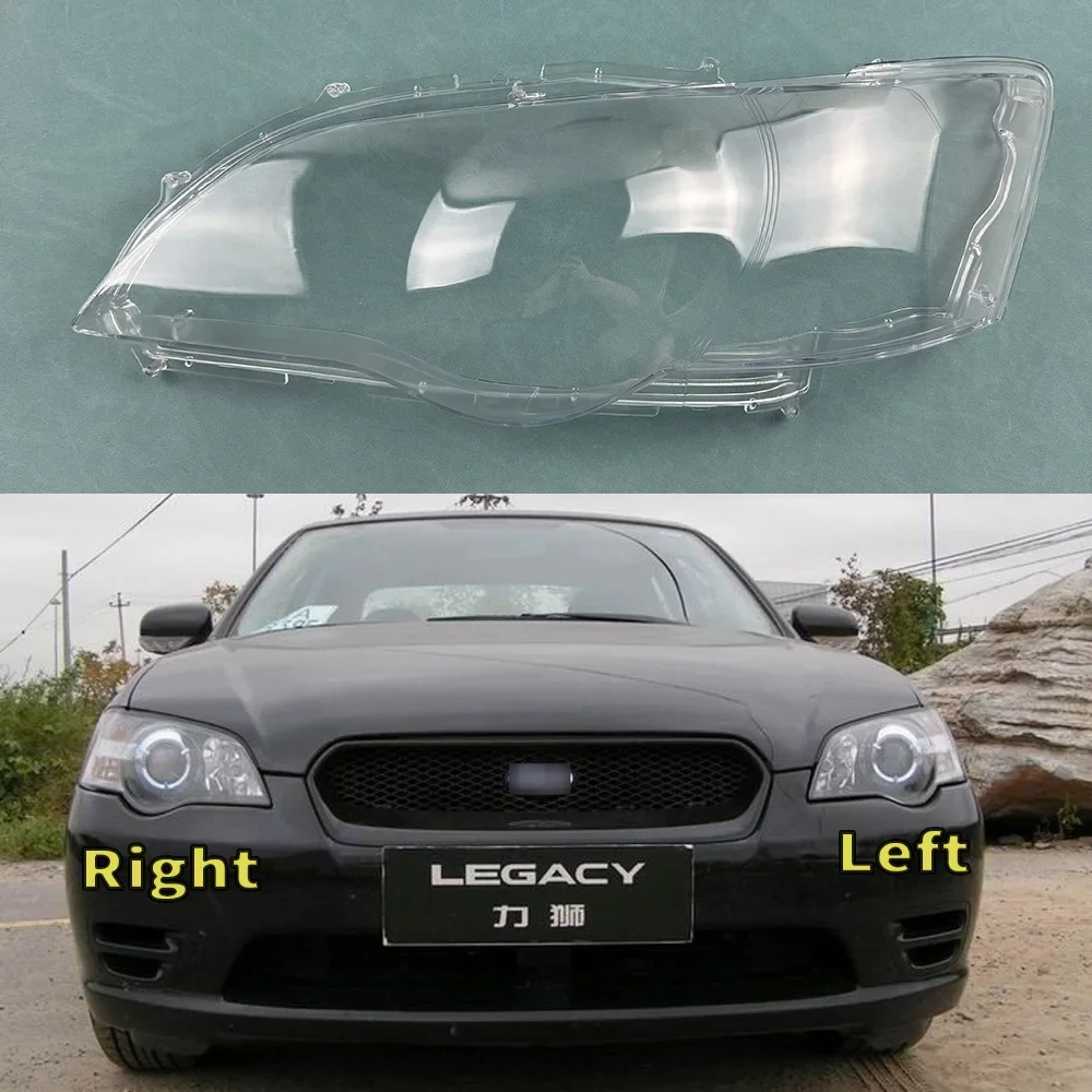 

For Subaru Legacy 2003 2004 2005 Transparent Headlamp Cover Headlight Mask Lampshade Lamp Shell Plexiglass Replace Original Lens