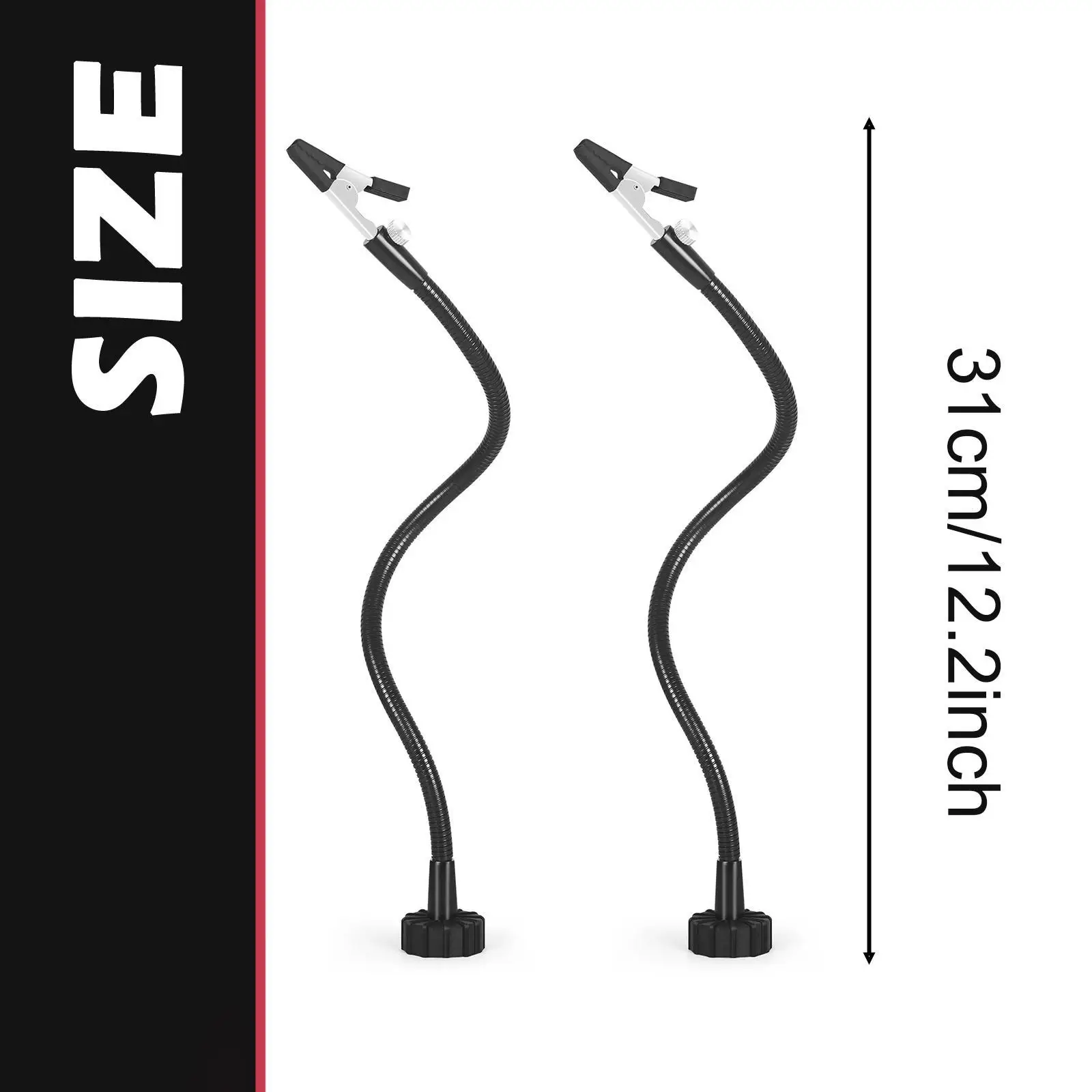

PCB Board Holder Wire Clamps Flexible Metal Arm Soldering Third Hand Tools for Precision Electronic Maintenance Projects