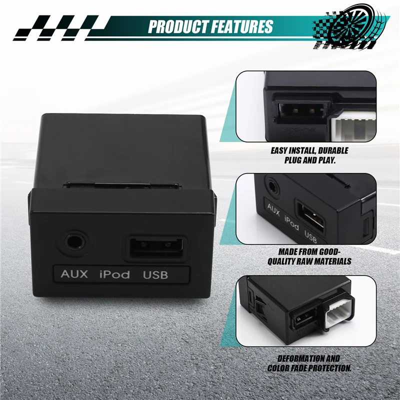 96120-3X200 961203X200 Conector auxiliar USB Ipod AUX Jack para Elantra 2011-2014