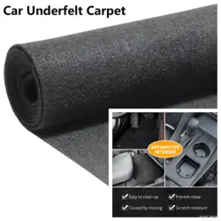 Universal Automotive Carpet Lining Roll | DIY Car Van Conversion Floor Mat Underfelt Fabric for Camper, RV, Motorhome Interior