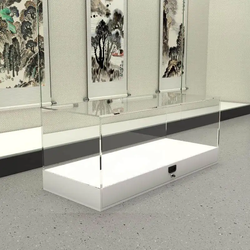 Desktop glass display cabinet, jewelry, countertop glass cover, boutique small display cabinet, figure dust cover