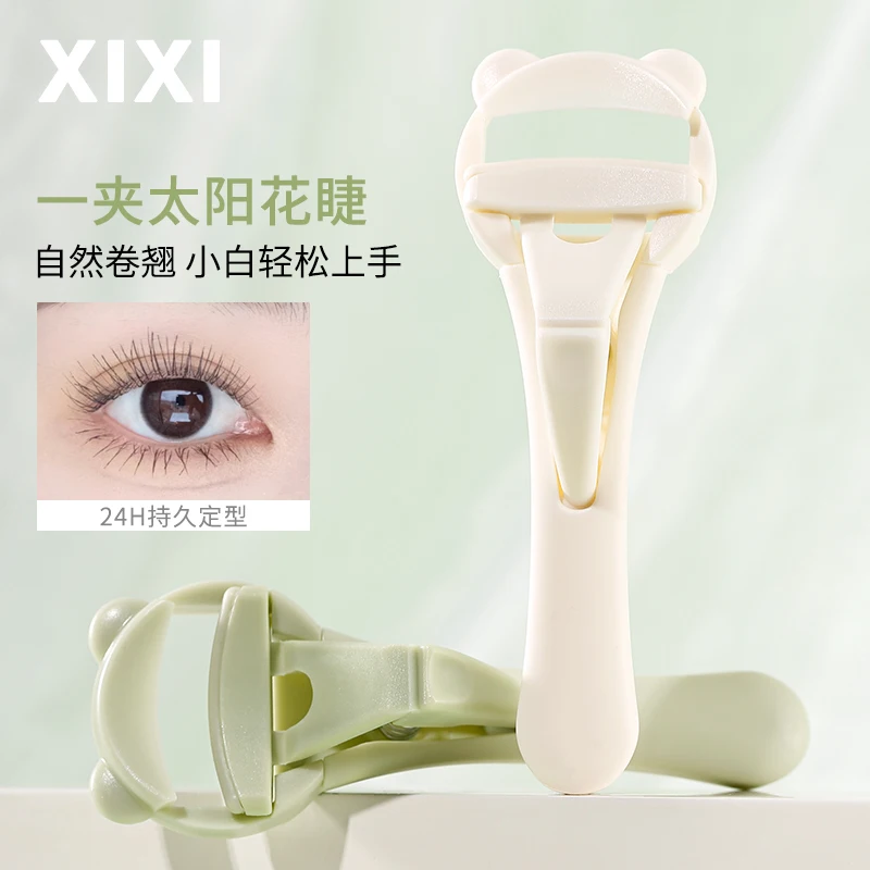 Cute Eyelash Curler Lasting Shaping Portable Eyelash Curler Fits All Eye Shapes Curling Wide Angle Lash Root Curved Eyelash Clip