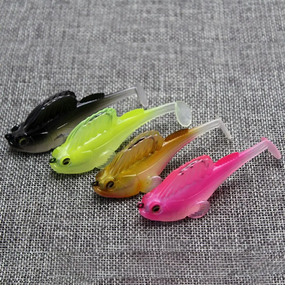 Durable Sea Me Ga Bass Fishing Lure Realistic Fishing Equipment Soft Bait Shad Perch Pike Wobblers Silicone Artificial Bait