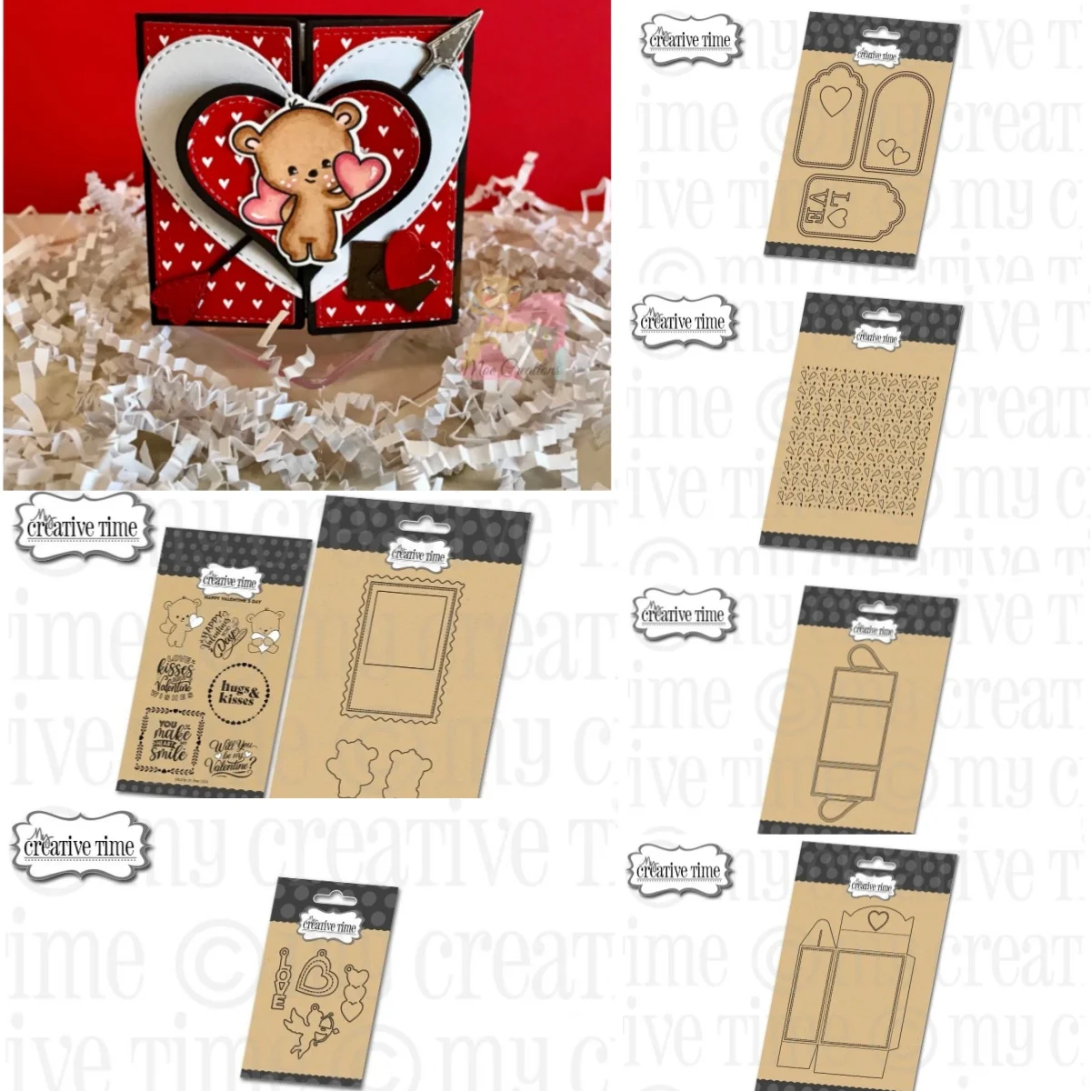 

Love Heart Card Tag Box Metal Cutting Dies Clear Stamp Hot Foil DIY Decorating Scrapbook Paper Card Album 2025 Valentine's Day