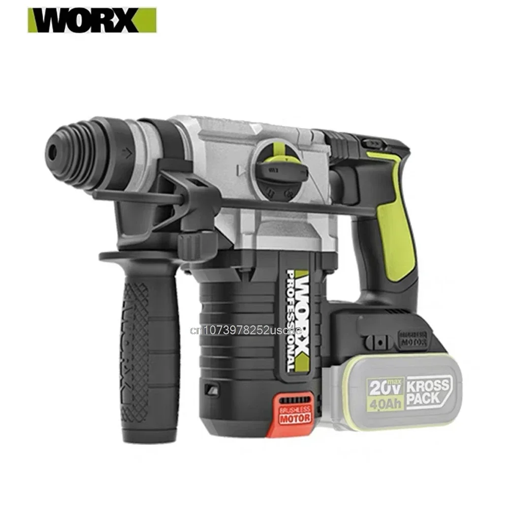 WORX WU388 2.2J Electric Rotary Hammer SDS Chuck Cordless Hammer Drill 20V Professional Power Tools [Non Battery and Charger]