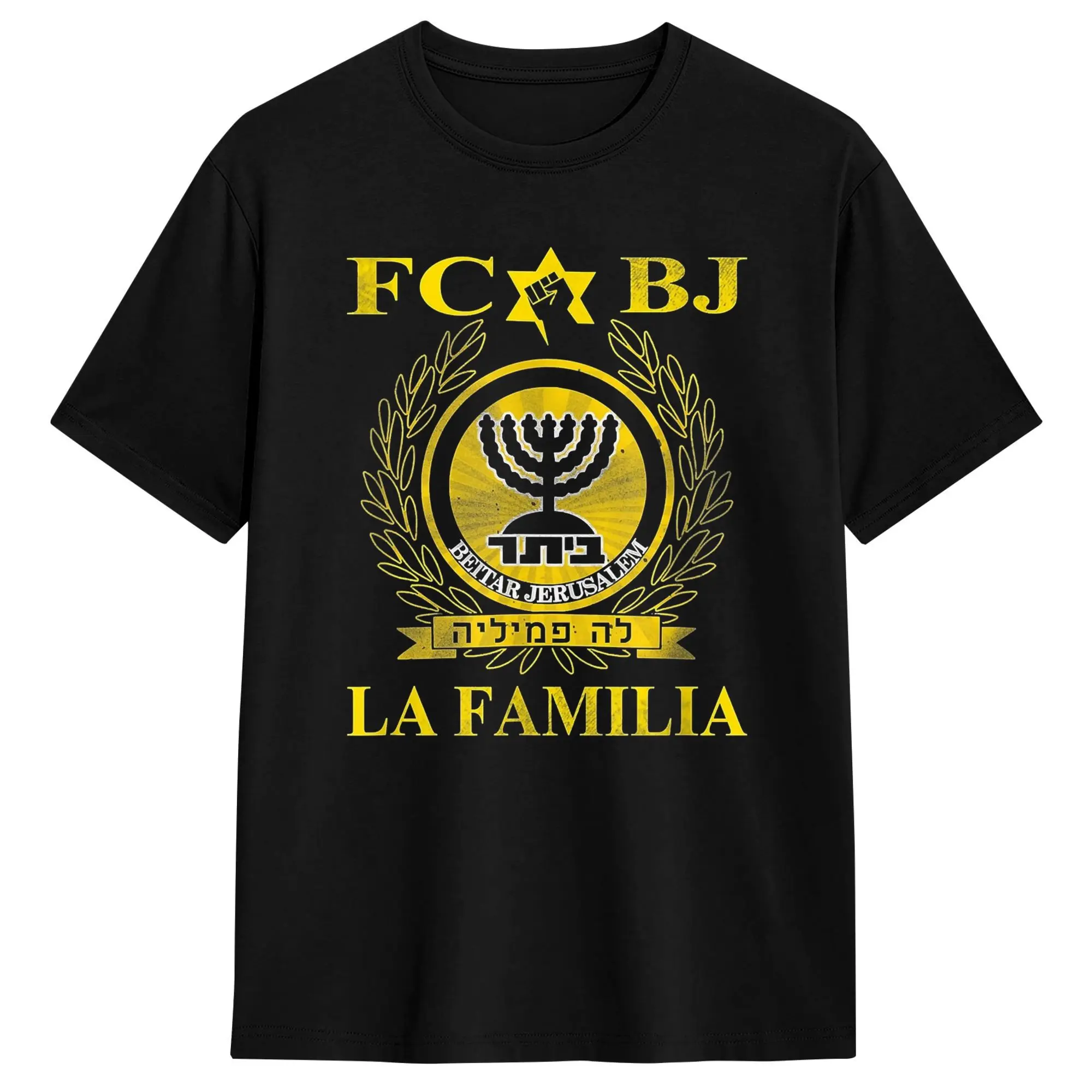 Men La Familia Beitar T-Shirts  100 Cotton Clothes Summer Vintage Short Sleeves T Shirt O-Neck Harajuku Design Tee Shirt