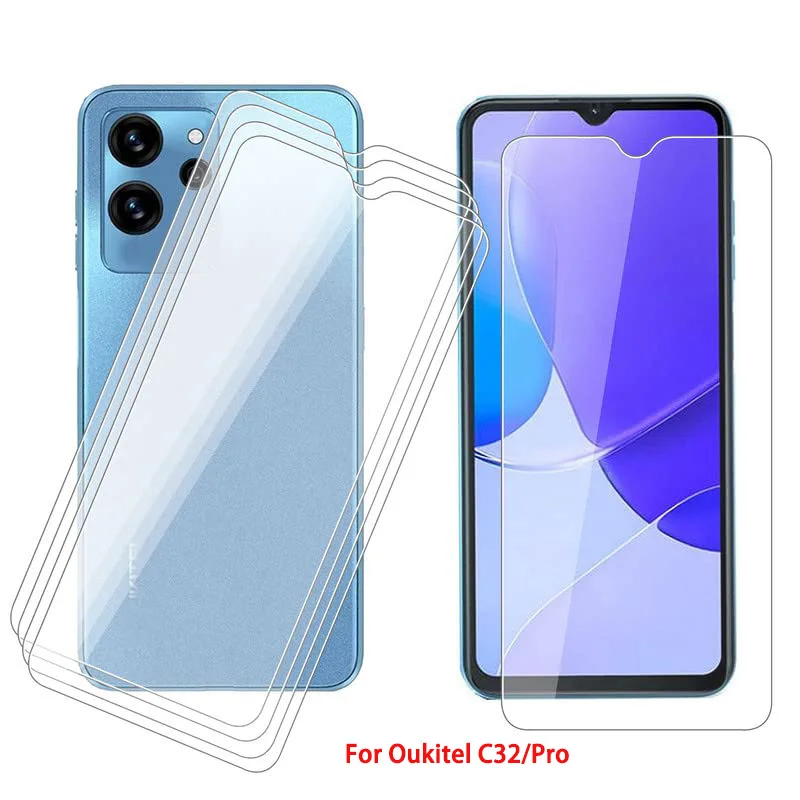 Pellicola salvaschermo 2.5D per Oukitel C32 Pro in vetro temperato per OUKITEL C32Pro pellicola protettiva in vetro temperato antigraffio