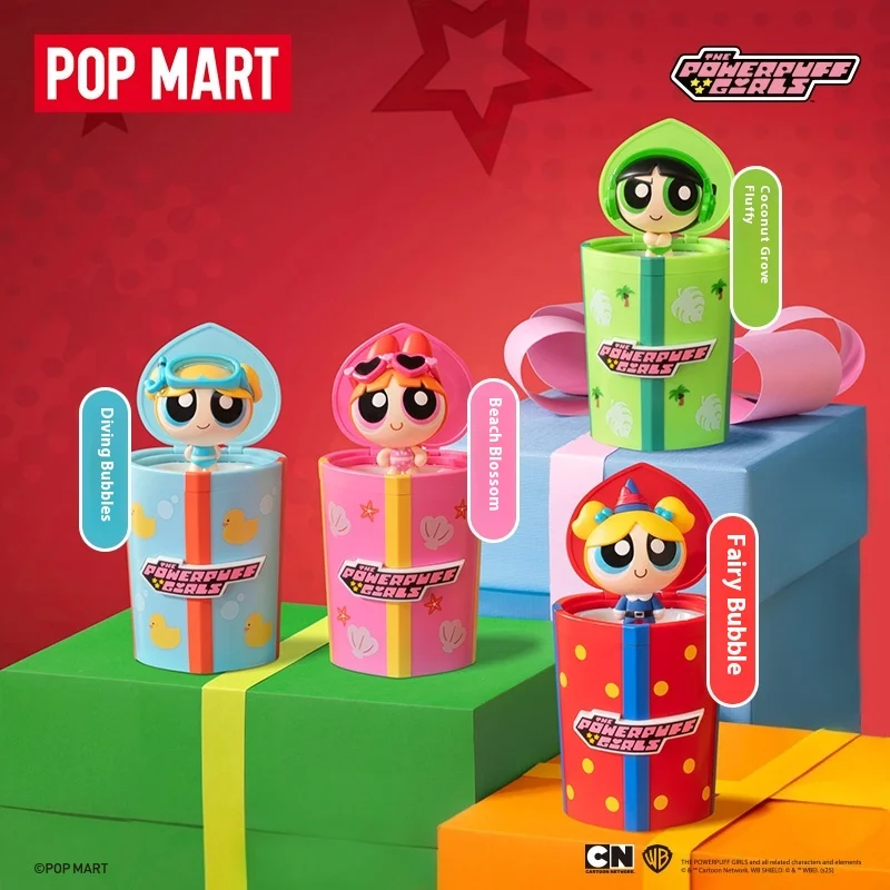

Genuine Popmart The Powerpuff Girls Party Surprise Series Figure Blind Box Birthday Gifts For Girlsdecoration Mysterious Box