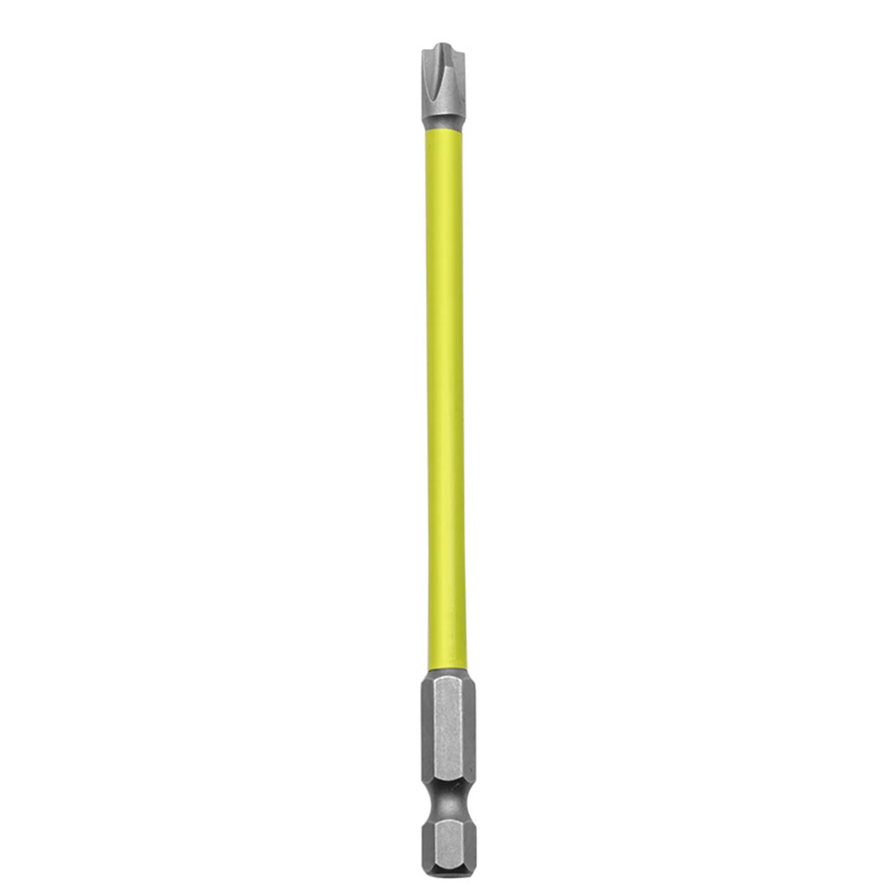 Prolong Lifespan Electrician Screwdriver Bit 11-Slot Screwdriver Bit Strong Magnetic Bit Head Anti-slip Hexagonal Handle