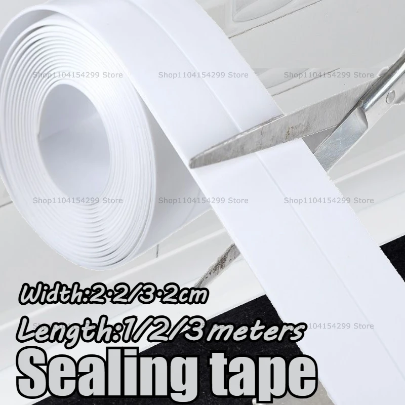 1 Roll of Kitchen Anti-mold and Waterproof Tape, Moisture-proof Kitchen and Bathroom Sink Gap, Beautiful Seam Toilet Sticker, Co