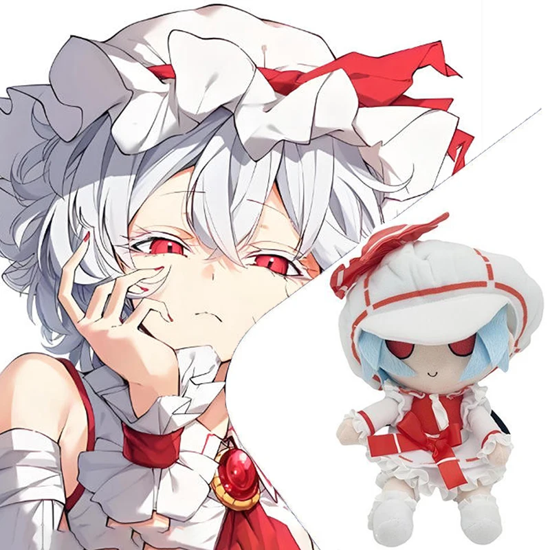 

20cm Kawaii Touhou Project Plush Toy Remilia Scarlet Plushie Anime Moriya Suwako Hakurei Reimu Stuffed Dolls Birthday Gifts