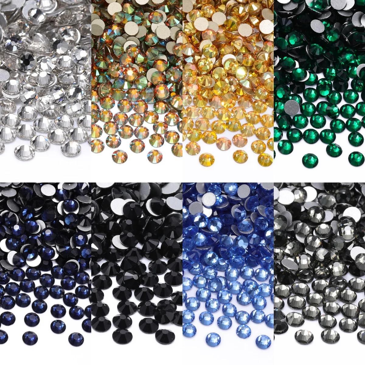1440 шт., 1440 шт., блестящие стеклянные блестки
