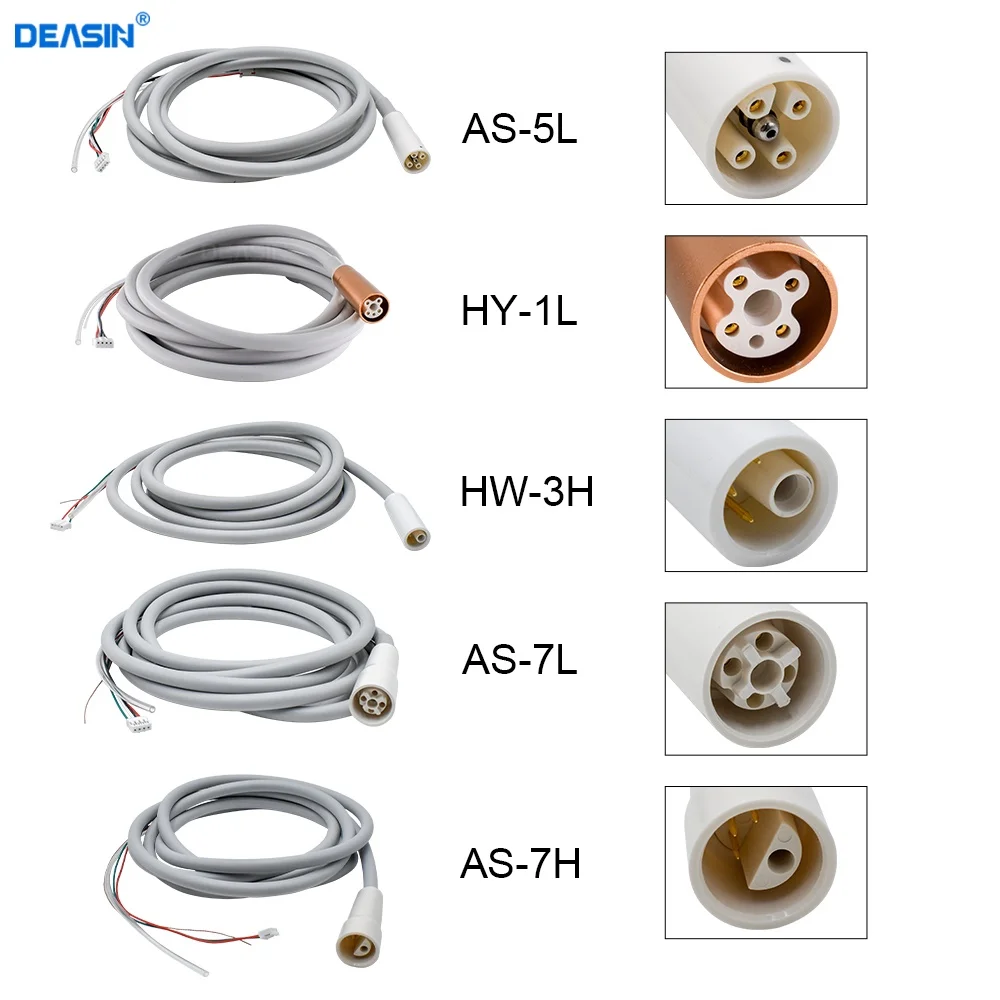 

Dental Ultrasonic Scaler Tubing Cable - 3H/5L/7H/7L Connector Detachable Hose Compatible for woodpecker/EMS/NSK/Satelec/UDS/VRN