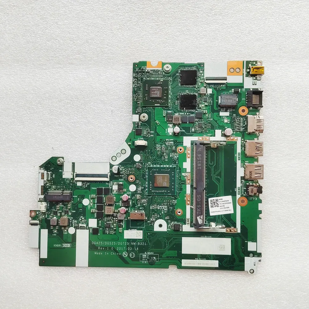 DG425 DG525 DG725 Mainboard NM-B321 Notebook For Lenovo 330-15AST 320-15AST Laptop Motherboard A6-9225 CPU 330-15AST