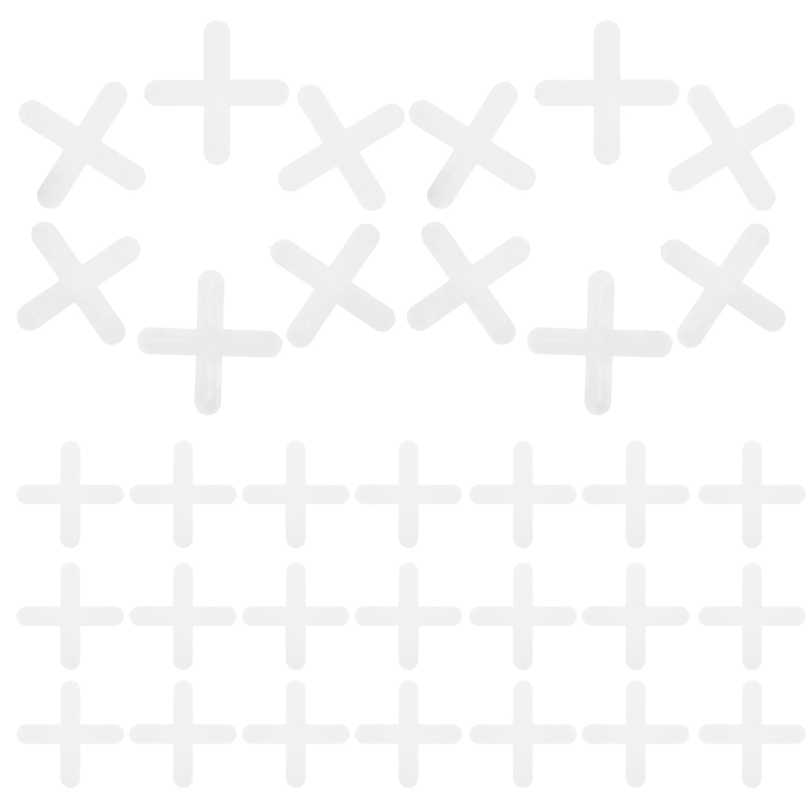 

1000pcs Tile Cross Leveler 4mm Plastic Spacers Reusable for Floor Deck Porcelain Ceramic Tiles Leveling System Fix Gaps