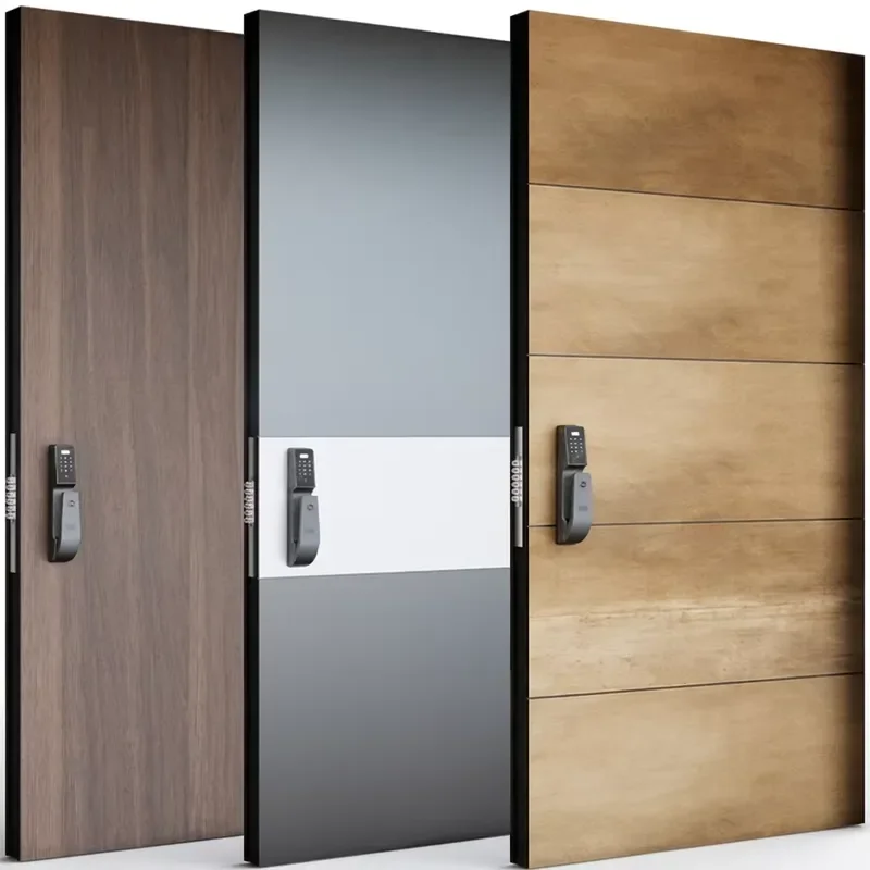 Custom Zinc Alloy Security Entry Door Outdoor Front Door for Residential Project