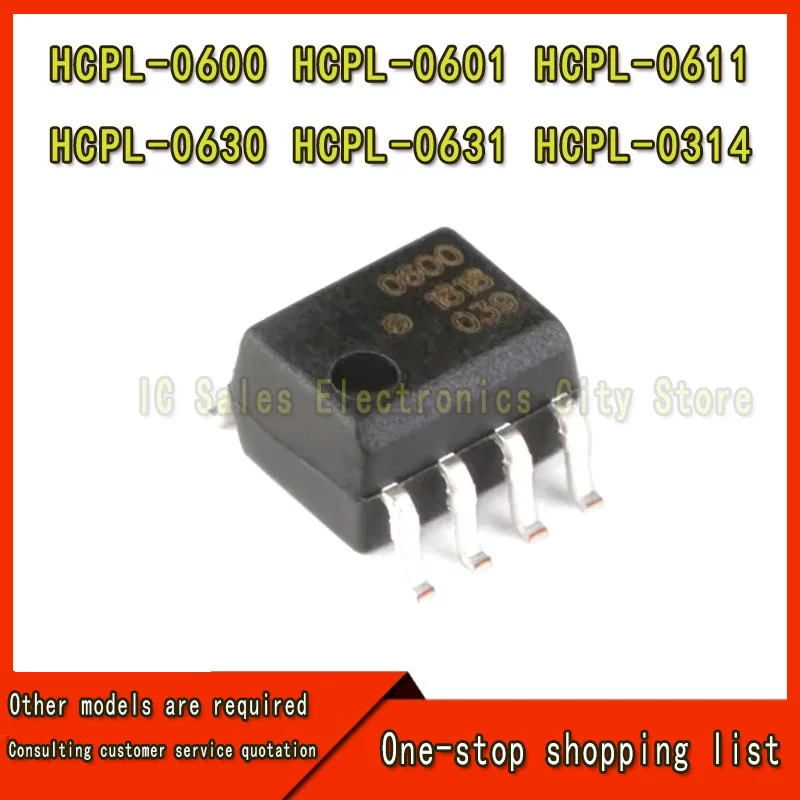 HCPL-0600 0601 0611 0630 0631 0314 gate driver optocoupler chip