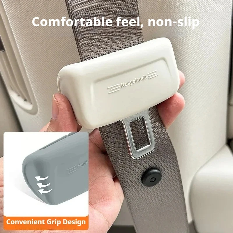 For ZEEKR 7X 007GT Mix 001 007 009 Seat Belt Anti Scratch Protector Case Cover Seatbelt Buckle Cover Soft Silicone Collision