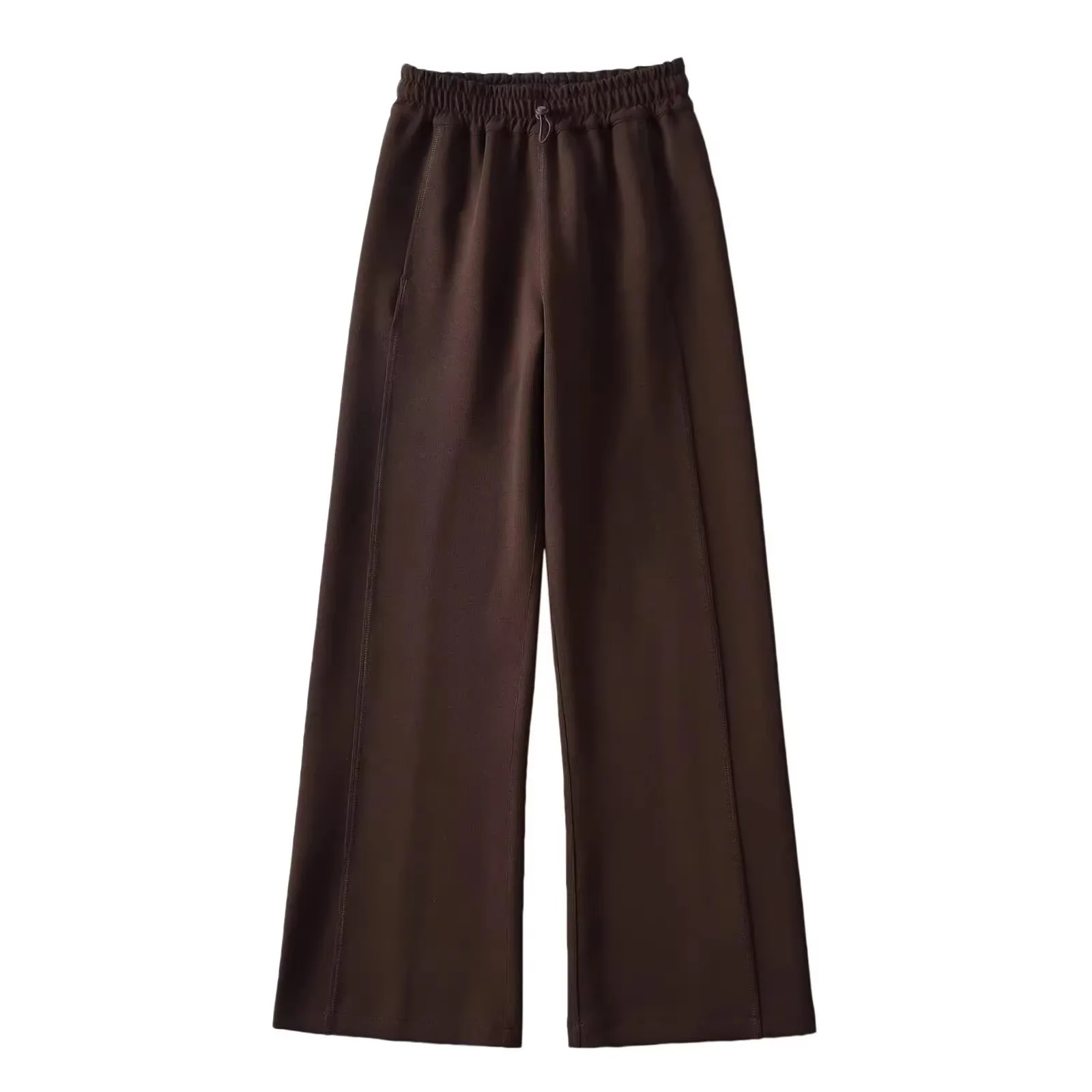 여성 루즈 캐주얼 팬츠 2025 신상 하이웨이스트 와이드 레그 팬츠 한국 패션 다용도 여성 스트레이트 팬츠