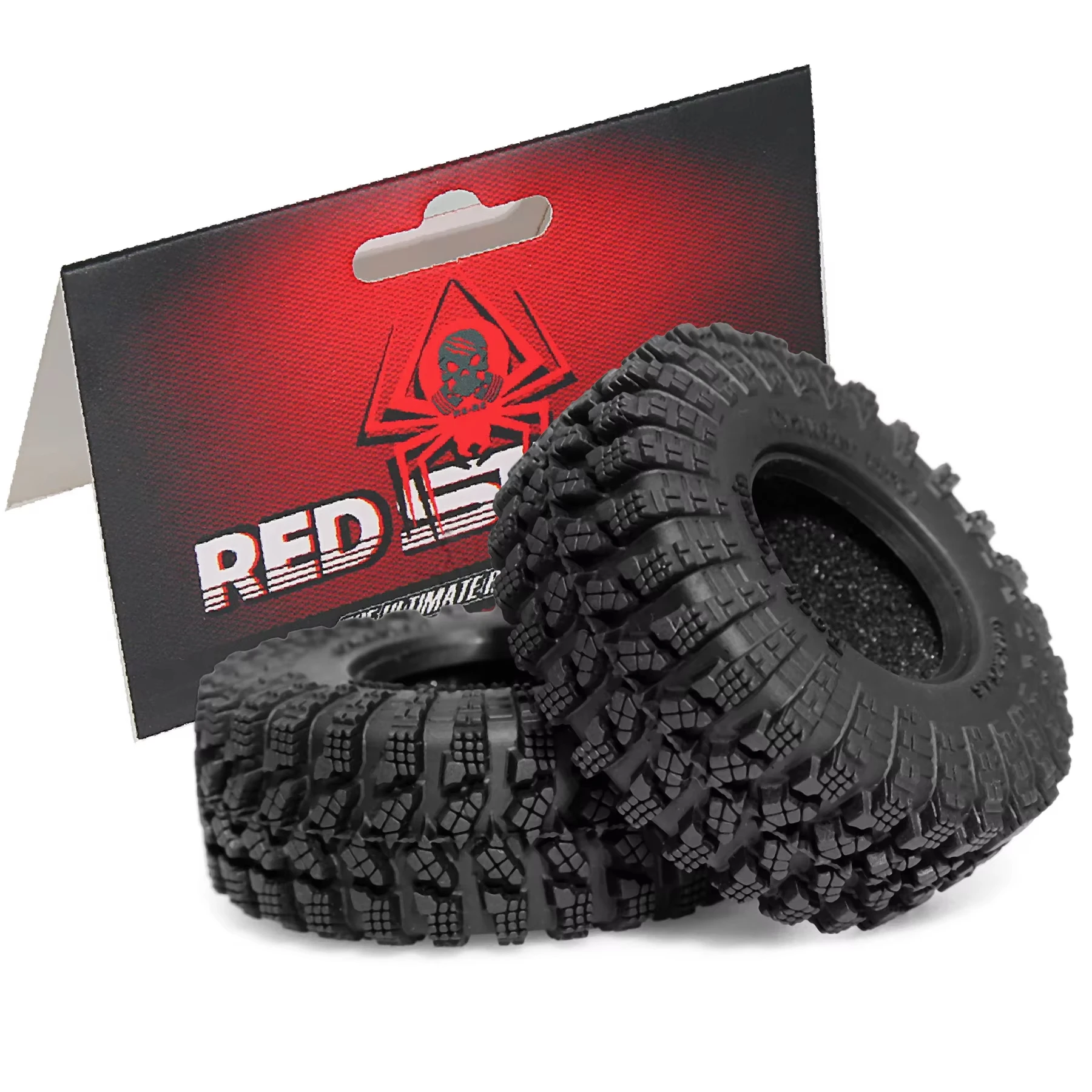 Pneumatici in gomma morbida e appiccicosa da 69,85 mm per auto cingolata Axial SCX24 1/18 Enduro24 RC
